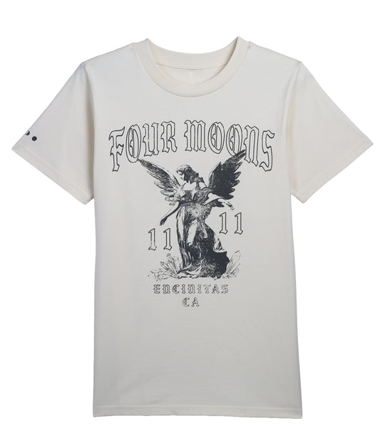 1111 Angel Number T-shirt Cream