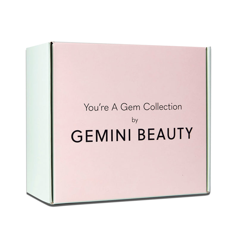 A ready-to-gift kit of Gemini Beauty's product line that provides simple, effective skincare for morning and night.