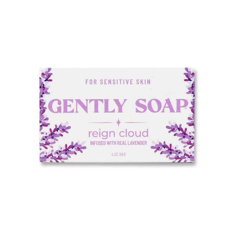 A lavender-infused bar soap for sensitive skin.