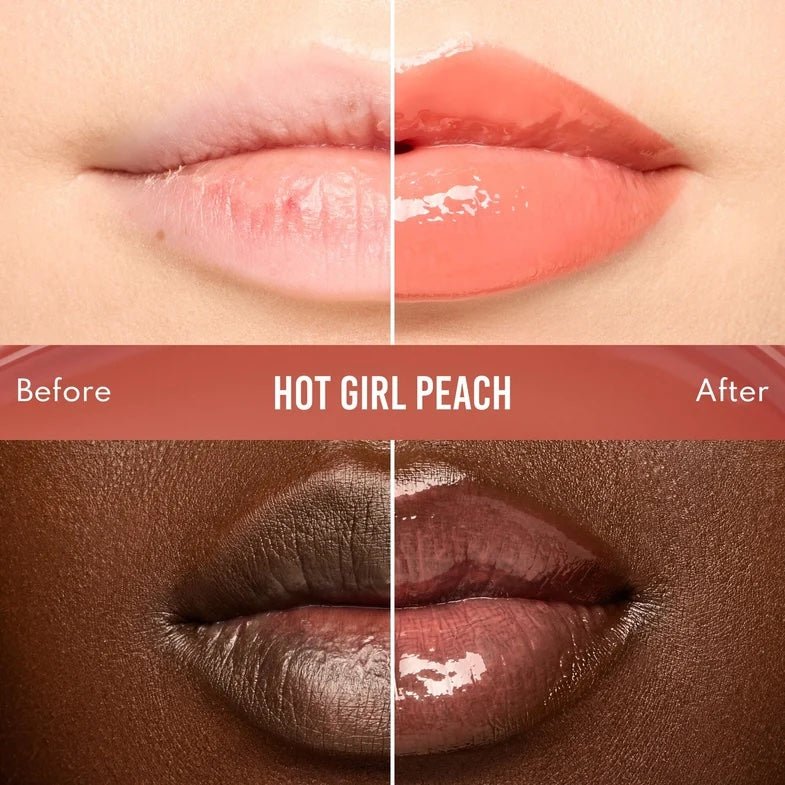 Glosswork 4D Ultra Shine Plumping Gloss - Hot Girl Peach - Danessa Myricks Beauty