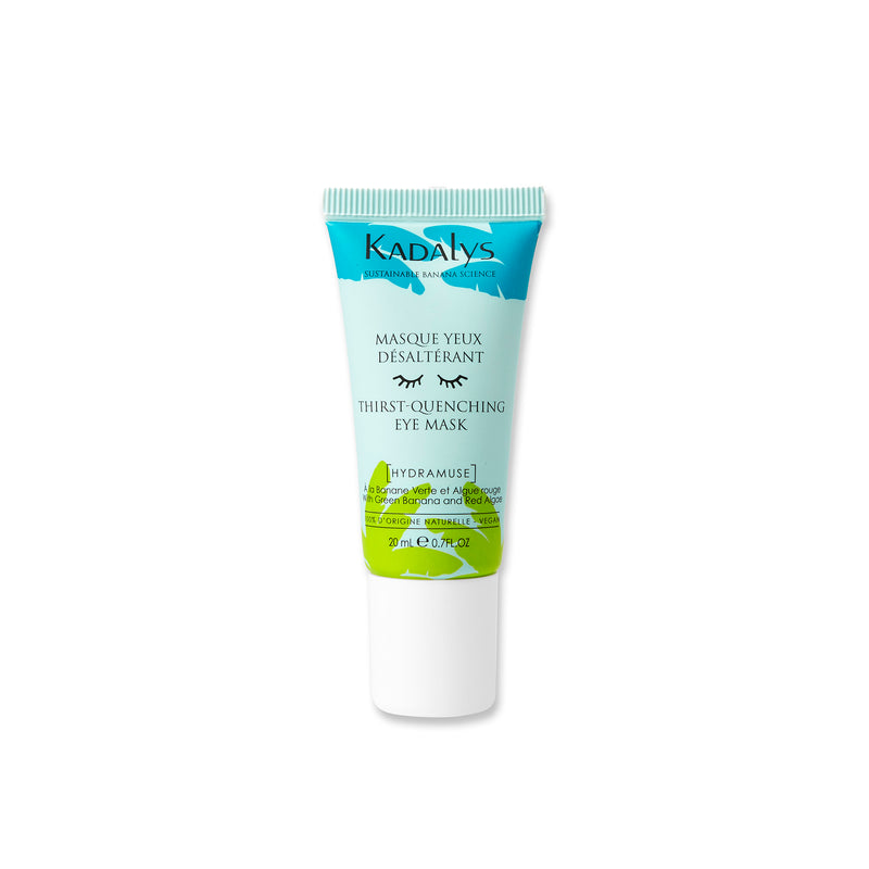 A rejuvenating eye gel/mask made with green banana bio-active and red algae complex.