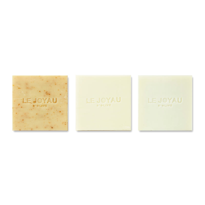 This Men’s Luxury Soap Collection includes the scents Green Tea Mystique, Olive Breeze, and Pine Charisma. Formulated with 100% natural ingredients like virgin olive oil and essential oils, they are free from all artificial additives.