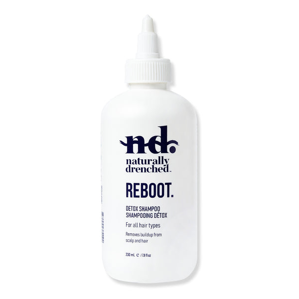 Reboot, a meticulously crafted Detox Shampoo, deeply purifies hair and scalp.