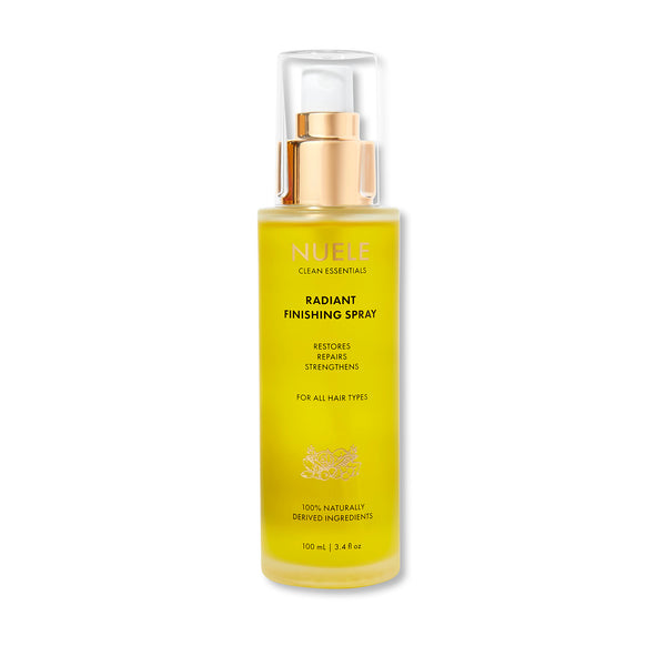 A finishing spray that adds shine and softness while reducing flyaways and frizz.