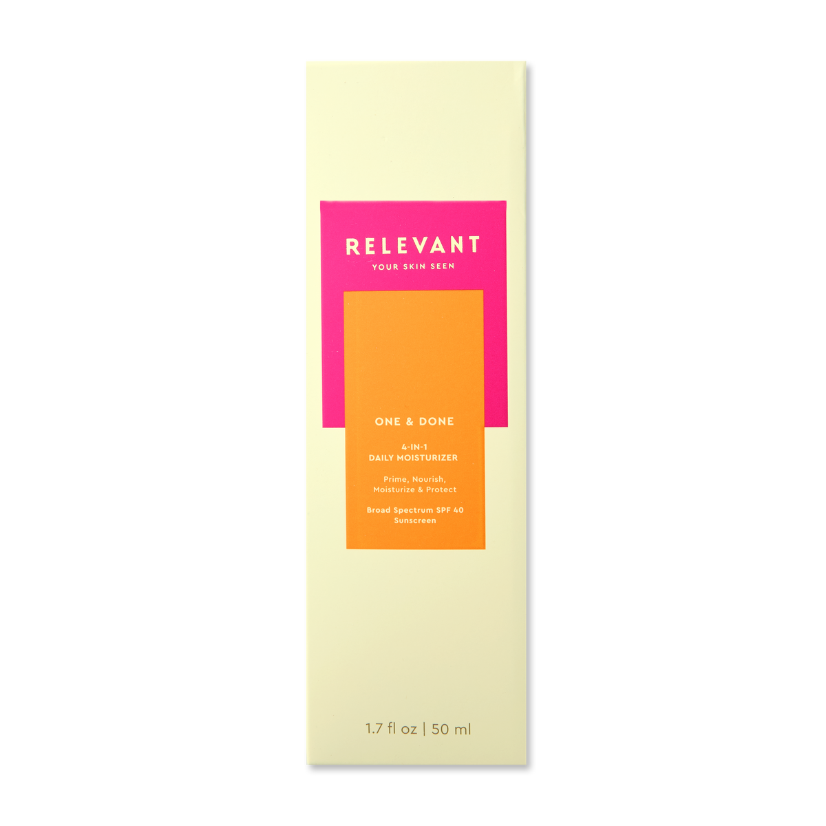 ONE & DONE 4-in-1 DAILY MOISTURIZER with SPF 40