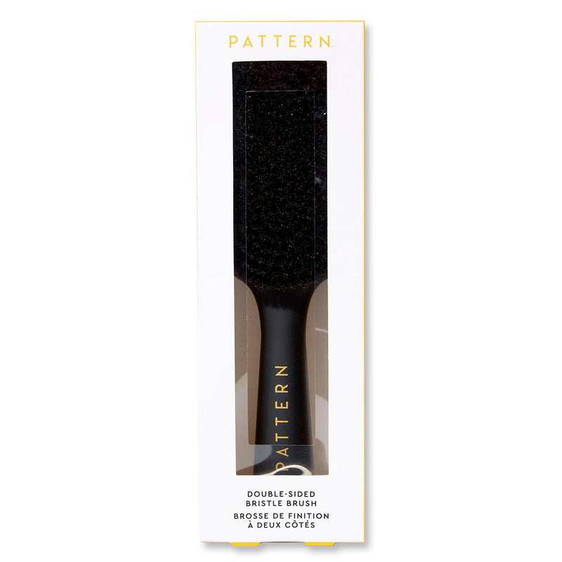 A lightweight  2-in-1 tool to gently polish and refine strands.