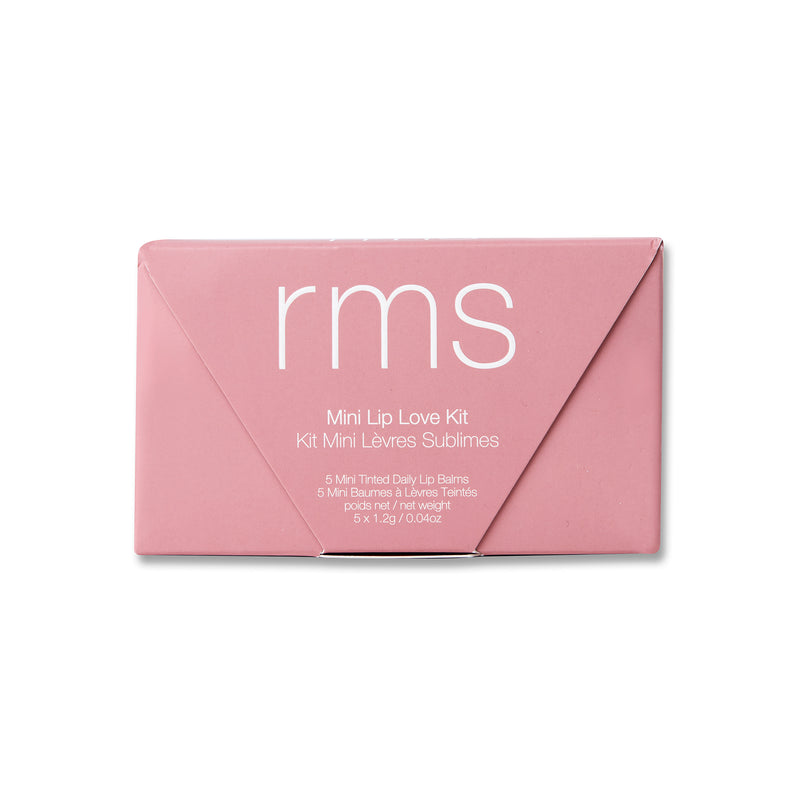 A limited edition kit of five super hydrating tinted daily lip balms from RMS Beauty.
