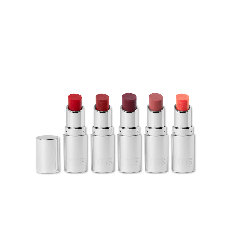 A limited edition kit of five super hydrating tinted daily lip balms from RMS Beauty.
