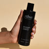 A sulfate-free shampoo containing a potent blend of Ayurvedic herbs, essential oils, caffeine, and amino acids.