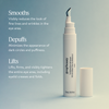 Firming eye serum with triple retinoids to smooth lines, reduce puffiness, and brighten dark circles.