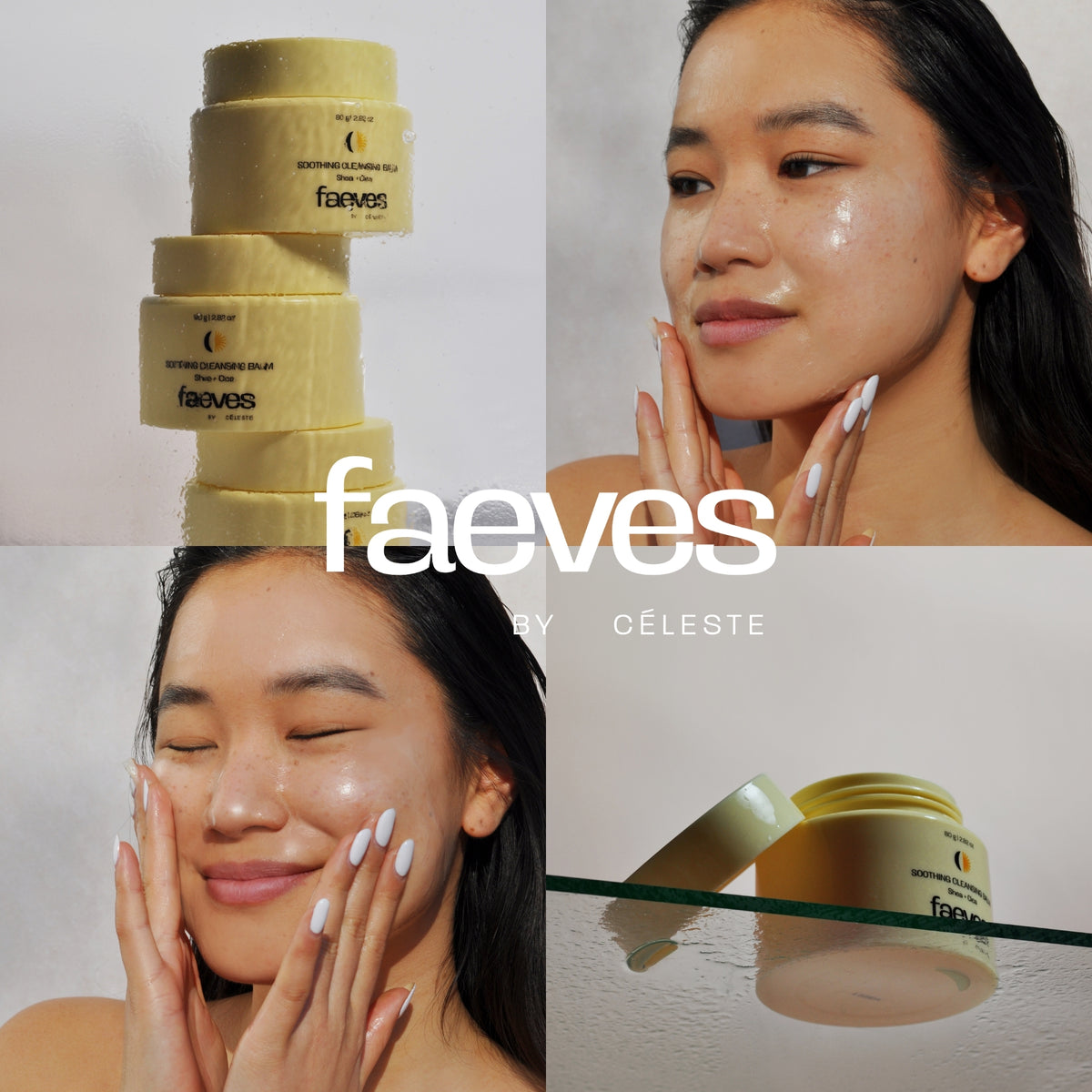 A soothing cleansing balm that melts away makeup, SPF, and buildup while nourishing skin with calming botanicals, leaving it soft, hydrated, and radiant—morning or night, with no residue or tightness.