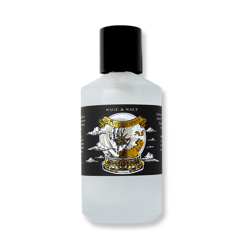 A room spray that helps to open your third eye and establish a stronger instinct through an ingredient blend of lavender, citrus, and light musk.