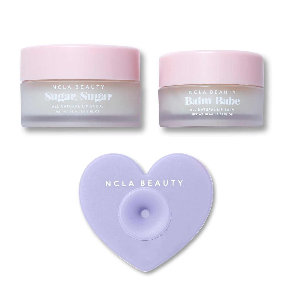 Birthday Cake Lip Care Duo + Lip Scrubber - NCLA Beauty