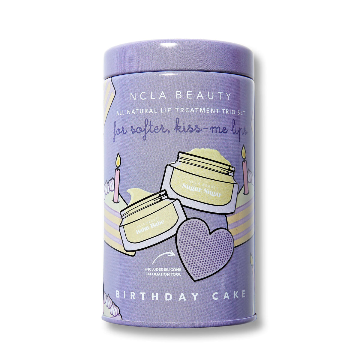 Birthday Cake Lip Care Duo + Lip Scrubber - NCLA Beauty
