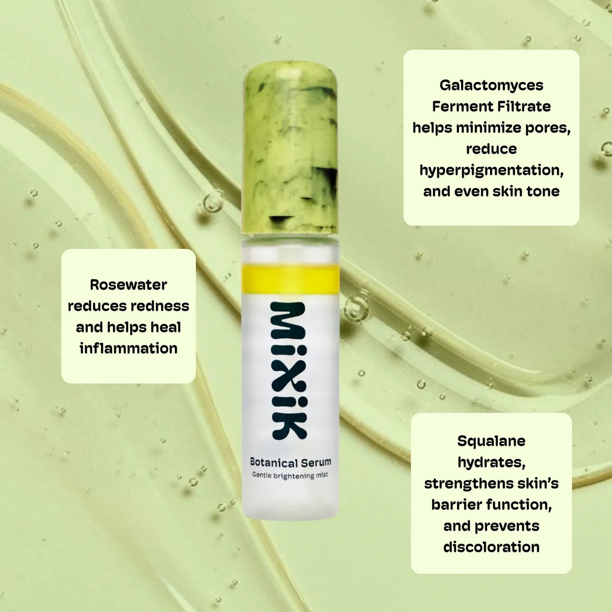 Botanical Serum Gentle Brightening Face Mist - Travel Size - Mixik Skin