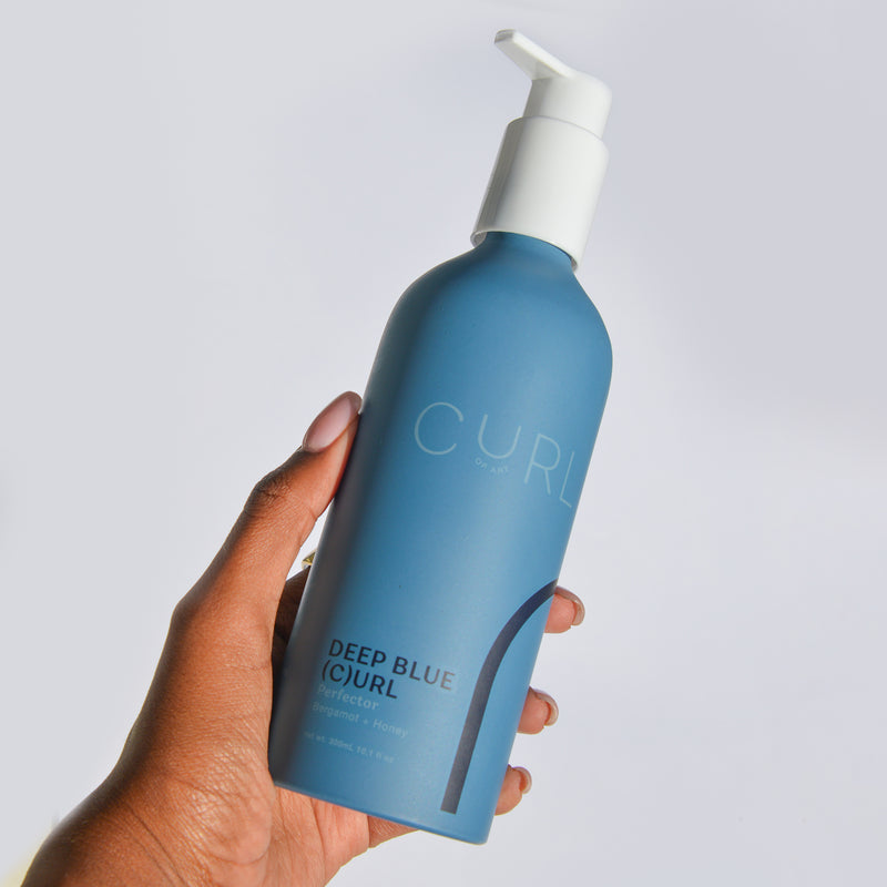 Deep Blue Curl is a leave-in conditioner as well as a styling cream. 