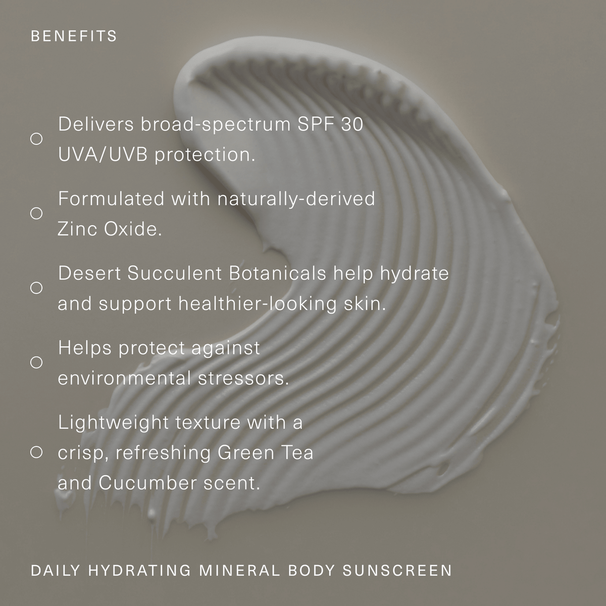 Daily Hydrating Mineral Body Sunscreen - Oak Essentials