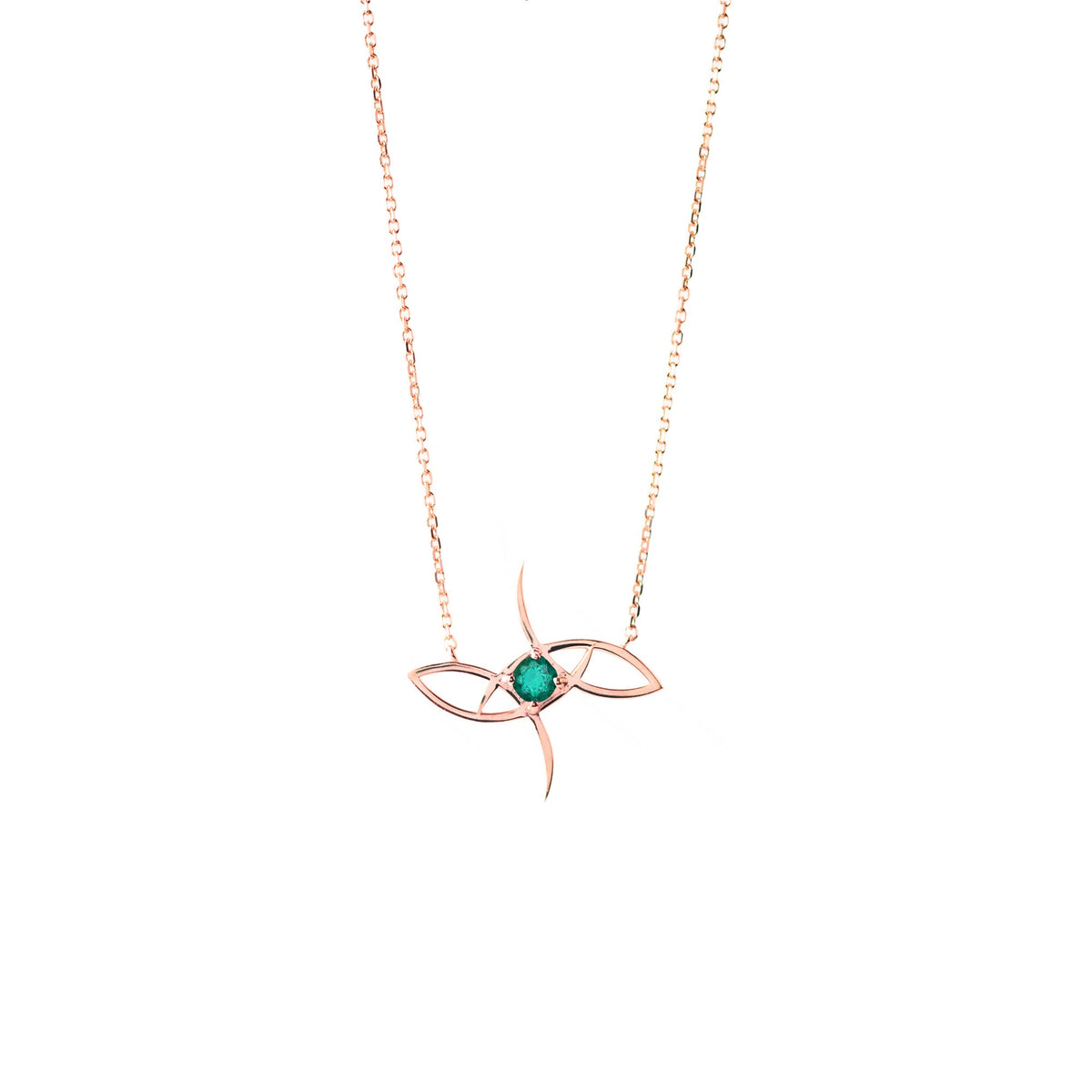 Emerald Gemstone Necklace - ALLEL