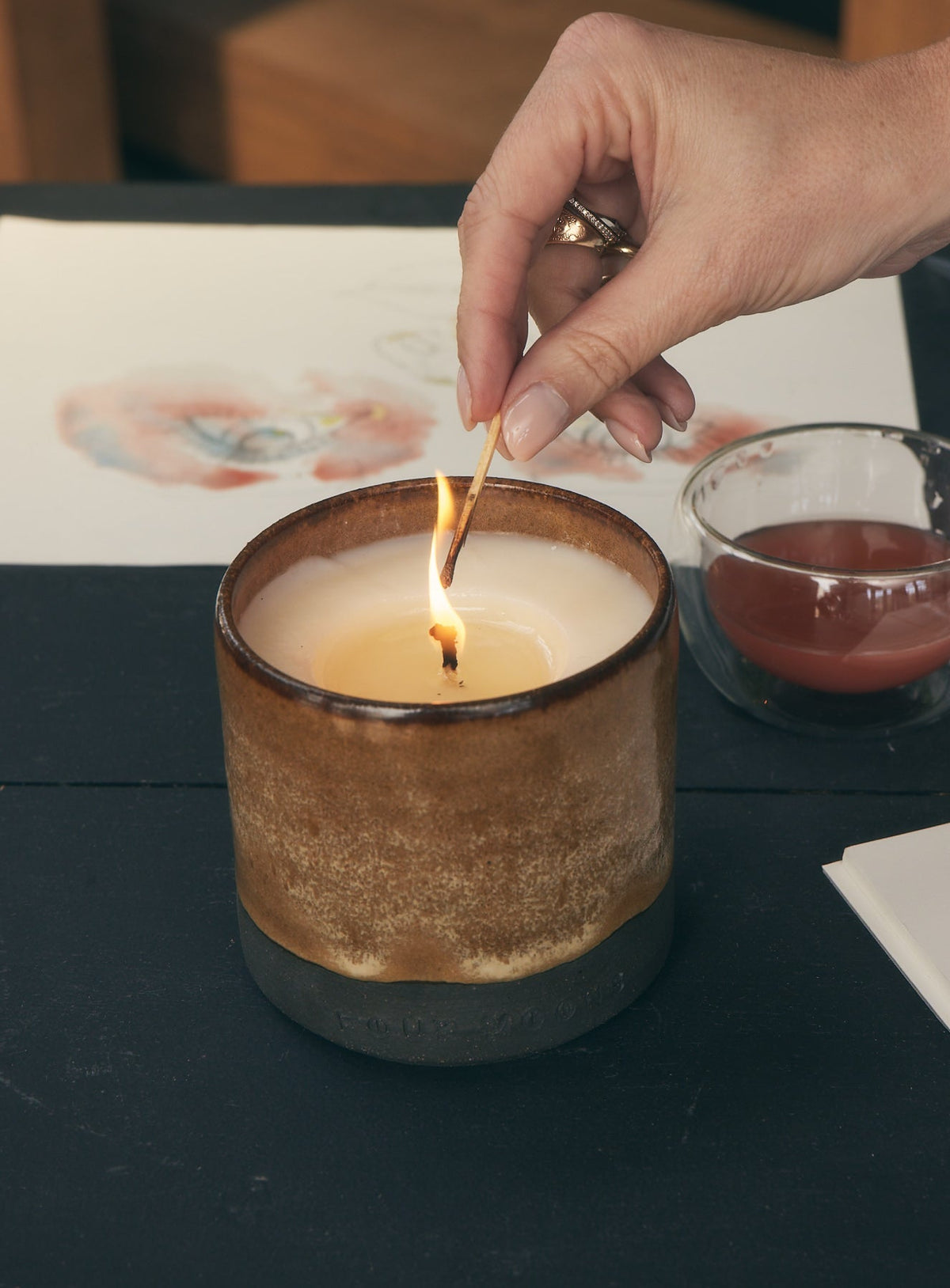 Evoke Ceramic Candle - Thirteen LuneCandlesFour Moons SpaFOUR-MOONS-PID51155Evoke Ceramic Candle