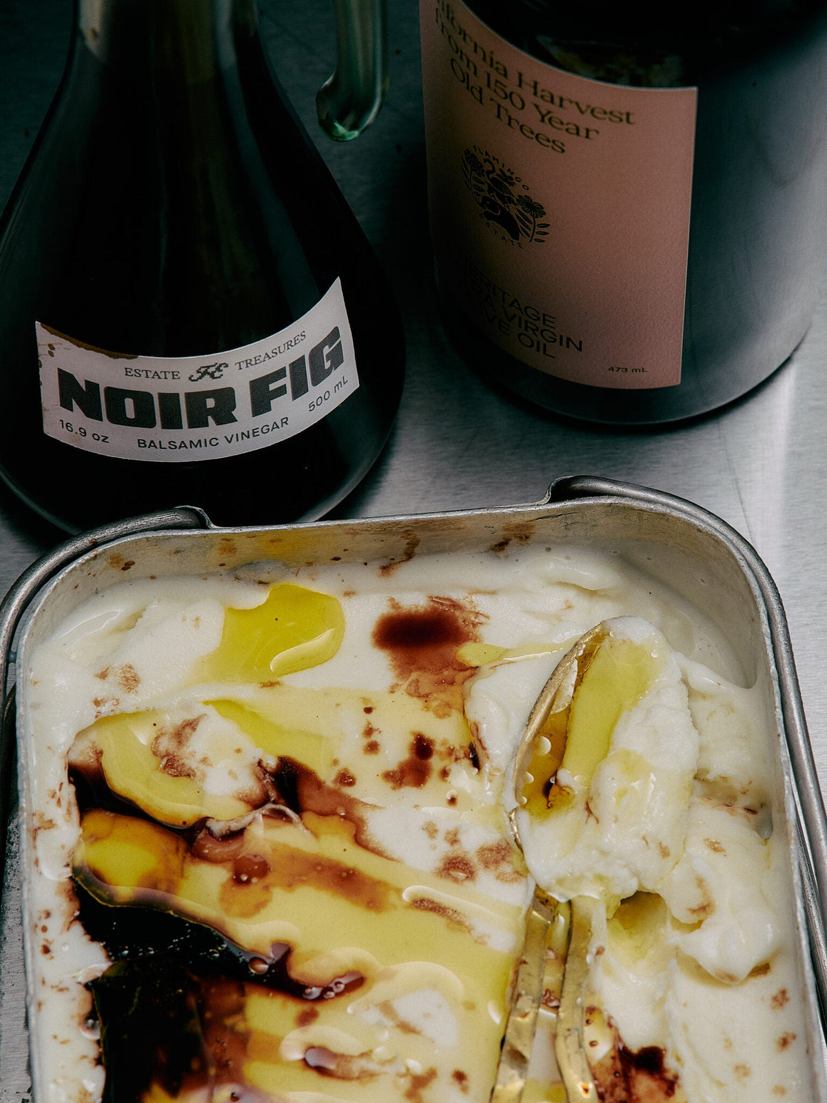 Fig Balsamic and Heritage Extra Virgin Olive Oil - Flamingo Estate