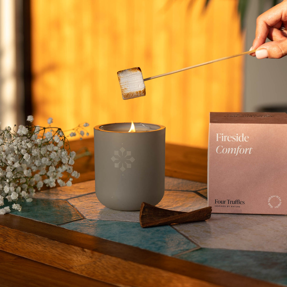 Fireside Comfort Candle - Four Truffles