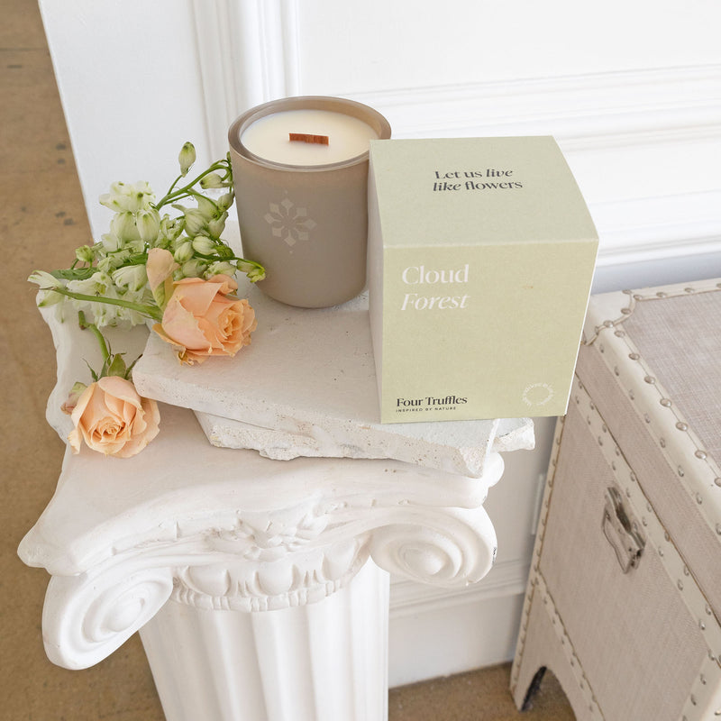 The perfect candle for intention setting, this candle has a tropical, woodsy scent.