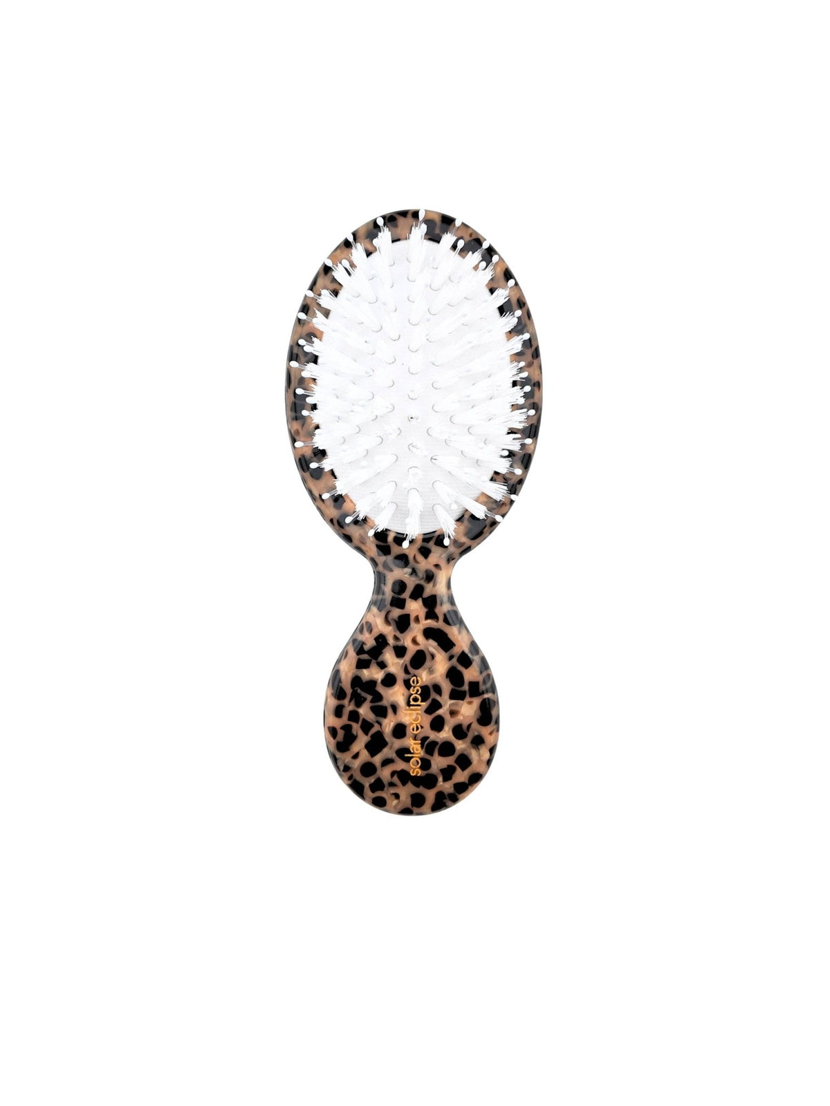 Hand-painted Leopard Bow Handbag Hero Brush | Eco-Friendly - Solar Eclipse