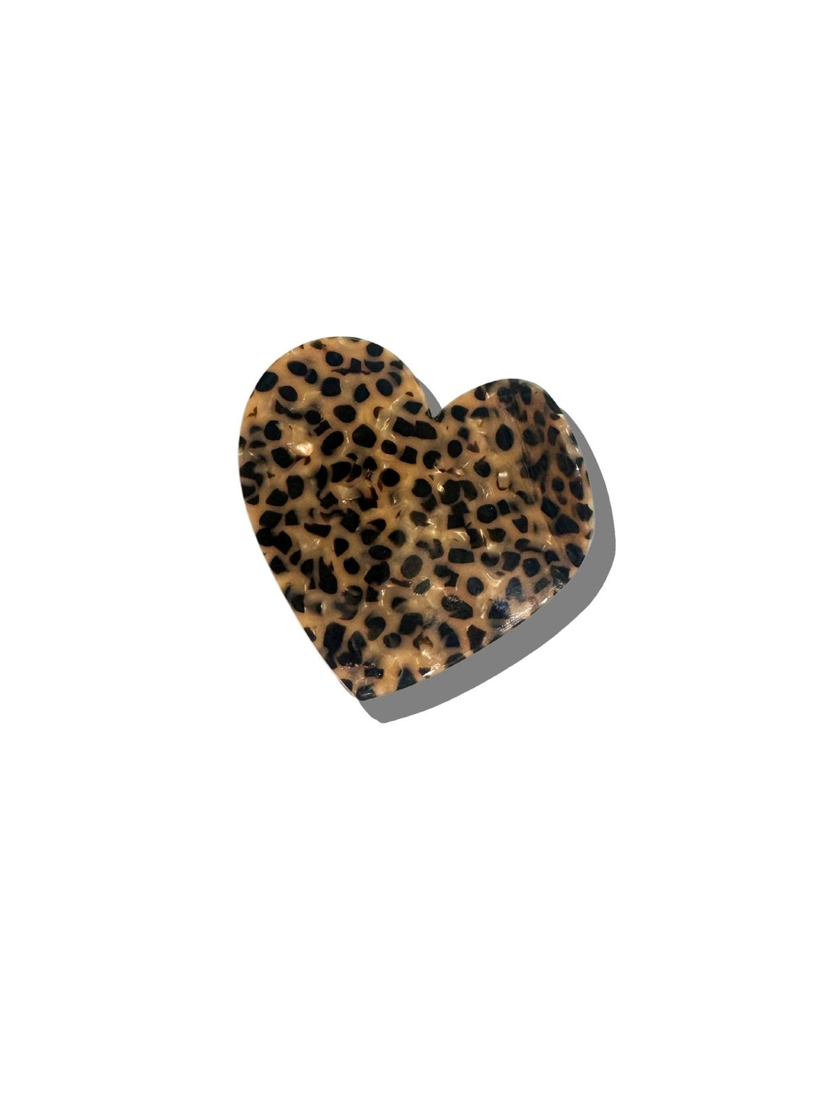 Handmade Heart Acetate Claw Hair Clip | Eco-Friendly - Solar Eclipse