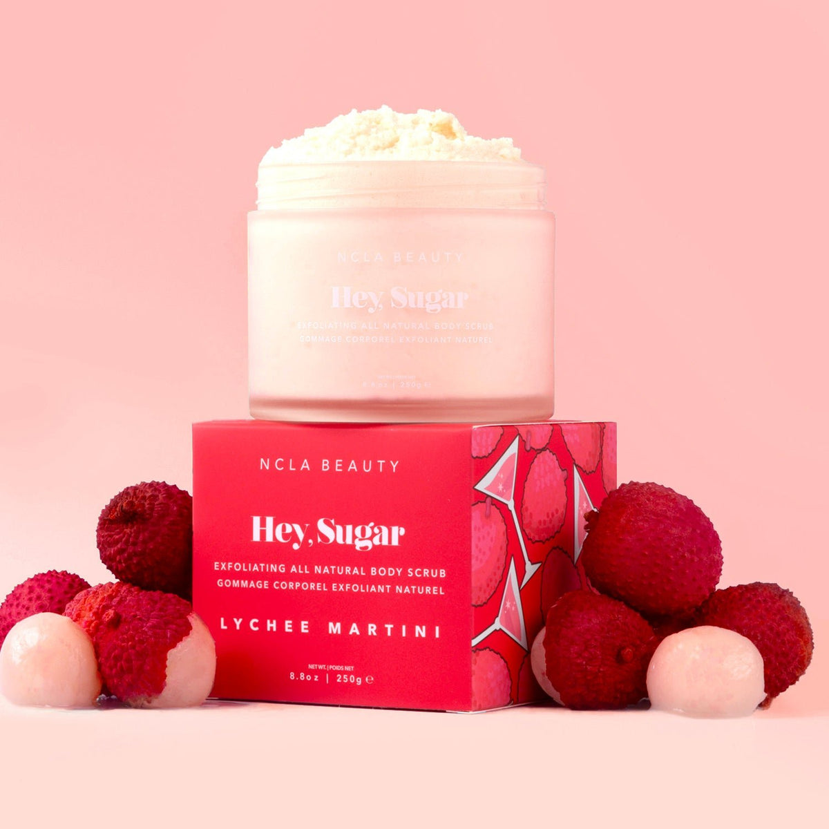 Hey, Sugar Lychee Martini Body Scrub - NCLA Beauty