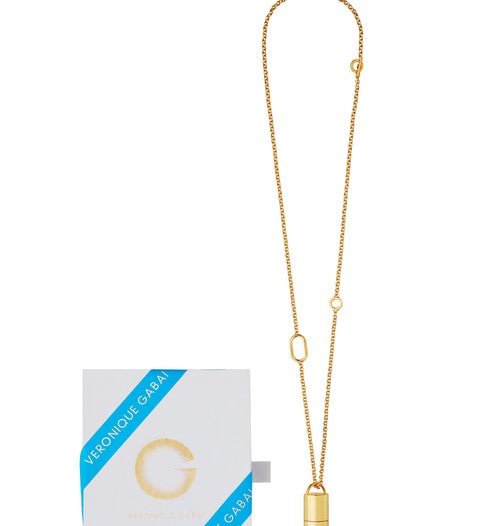 Le Spritz Necklace with pendant - Gold - Veronique Gabai