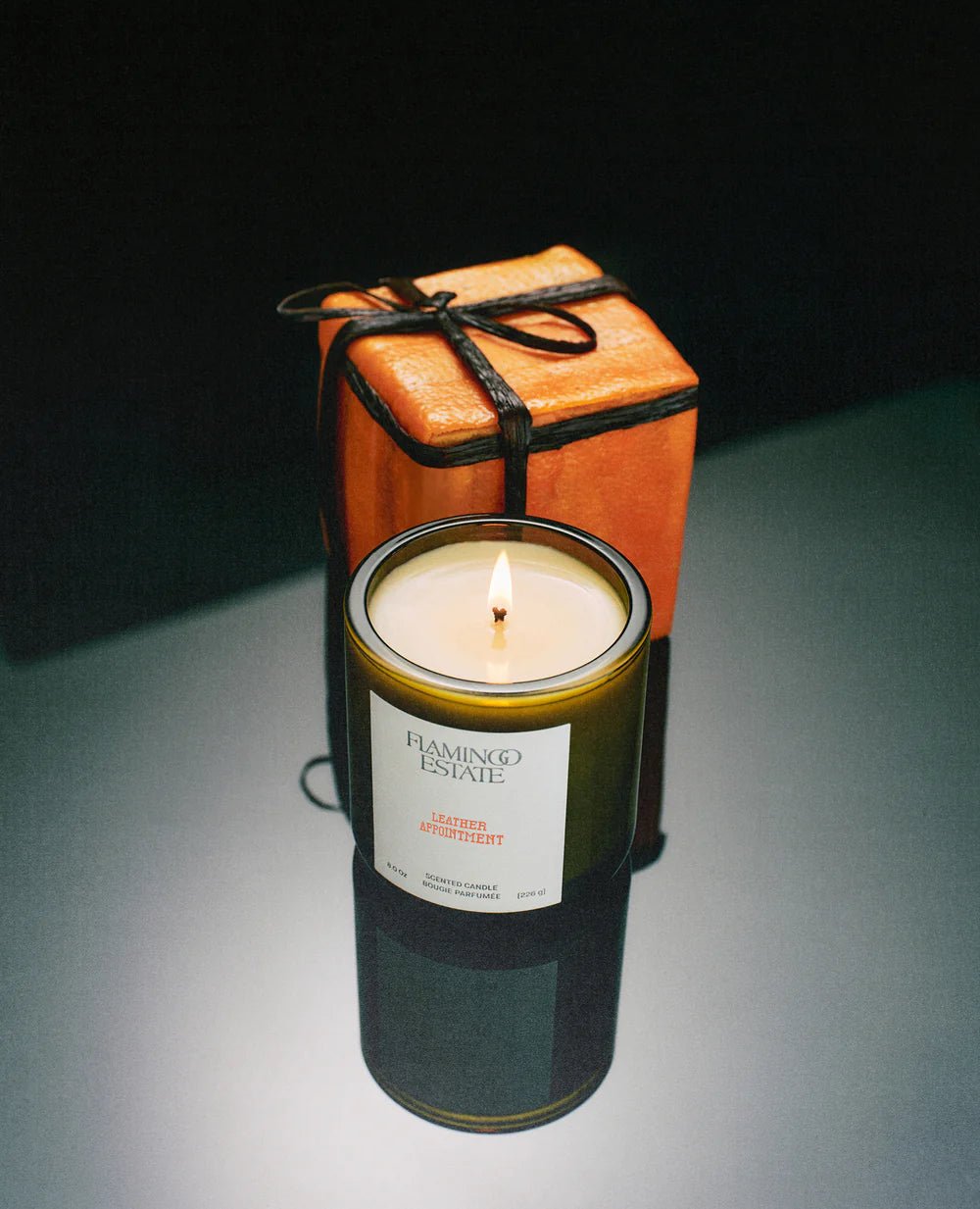 Leather Appointment Candle - Thirteen LuneFlamingo EstateFLAM-CAN-51028Leather Appointment Candle