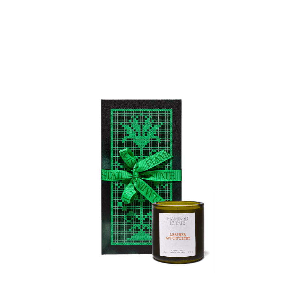 Leather Appointment Candle - Thirteen LuneFlamingo EstateFLAM-CAN-51028Leather Appointment Candle