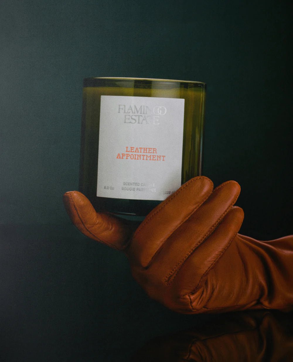 Leather Appointment Candle - Thirteen LuneFlamingo EstateFLAM-CAN-51028Leather Appointment Candle