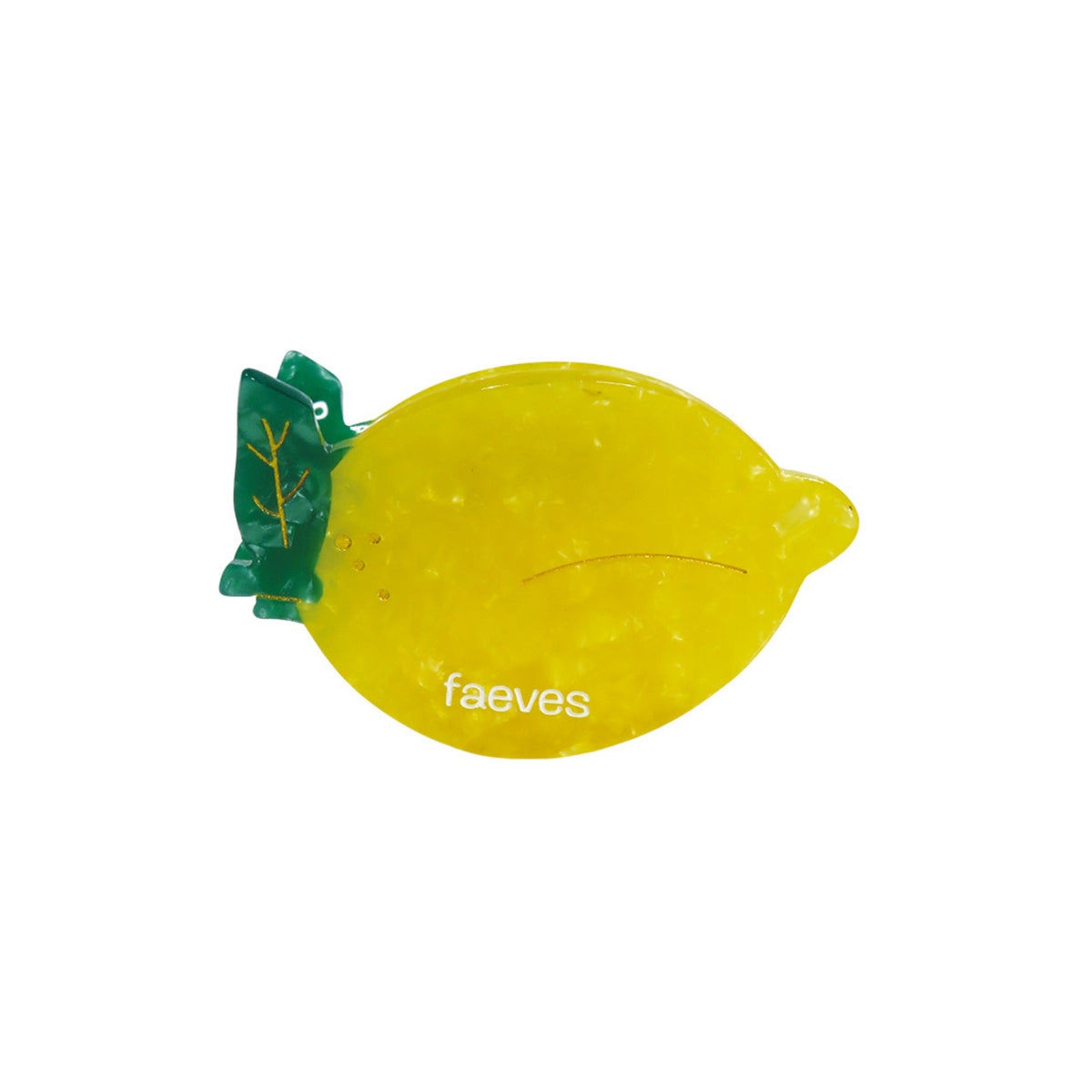 Lemon Hair Clip - Thirteen LuneHaircare < ToolsFAEVES BY CELESTEFAEVES-50834-LHCA hair clip that combines effortless style with all-day hold, adding fun, color, and elegance while keeping your hair secure—lightweight and durable for every occasion.