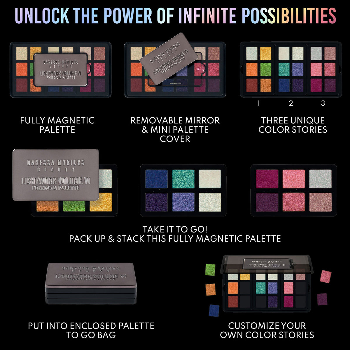 Lightwork 6 Freedom Palette - Danessa Myricks Beauty