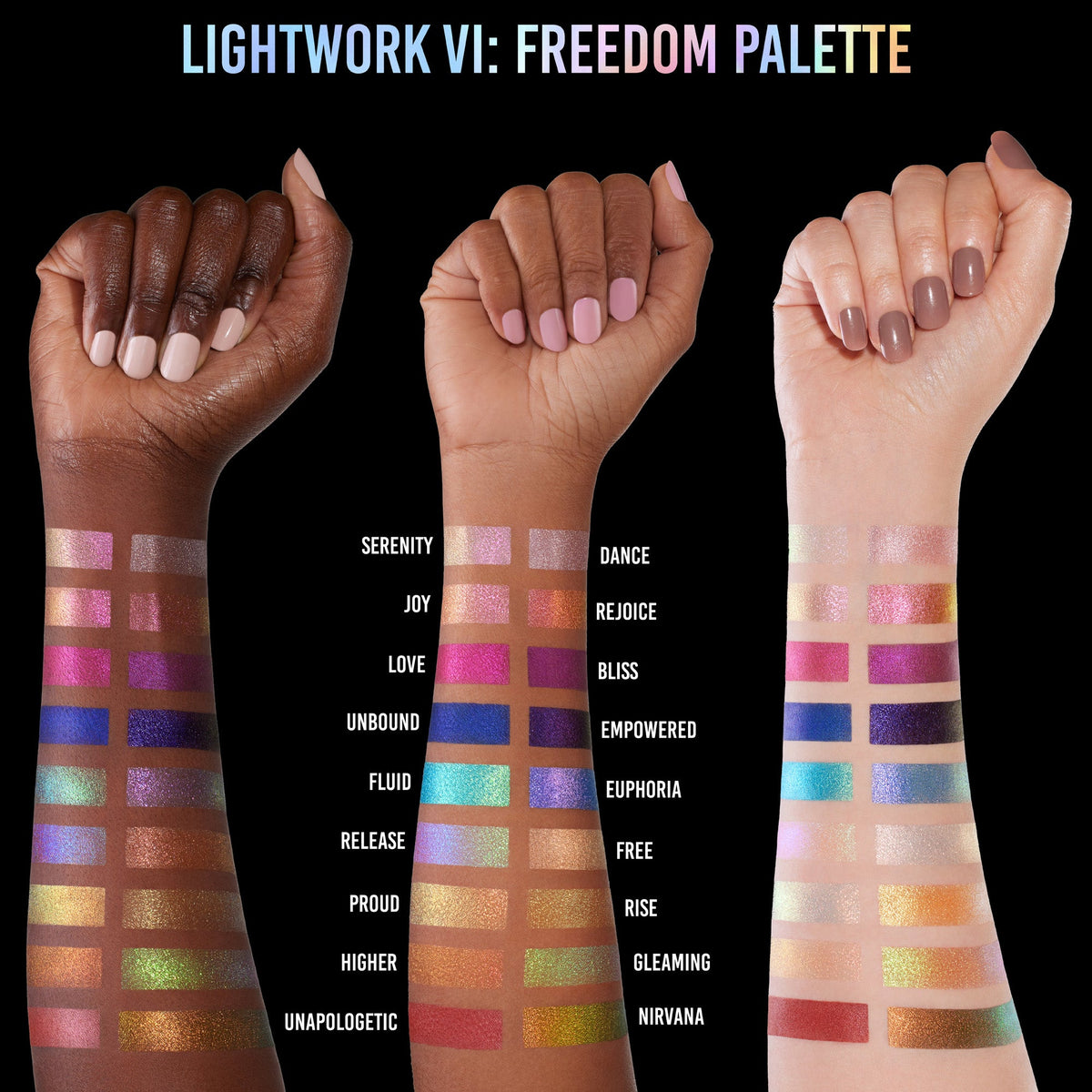 Lightwork 6 Freedom Palette - Danessa Myricks Beauty