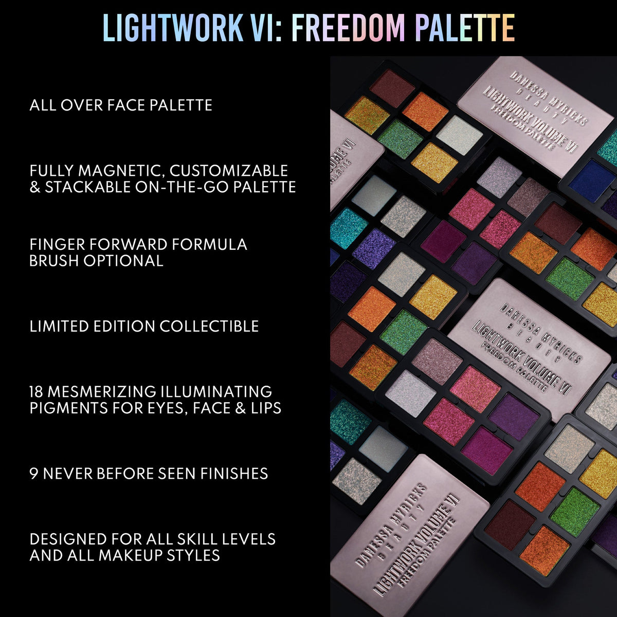 Lightwork 6 Freedom Palette - Danessa Myricks Beauty