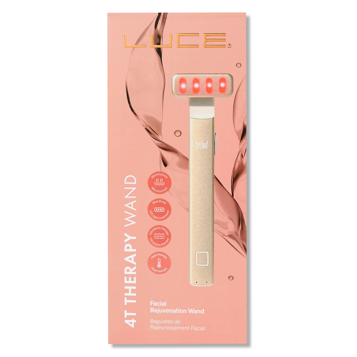 LUCE® 4T Therapy Microcurrent Wand - LUCE Beauty