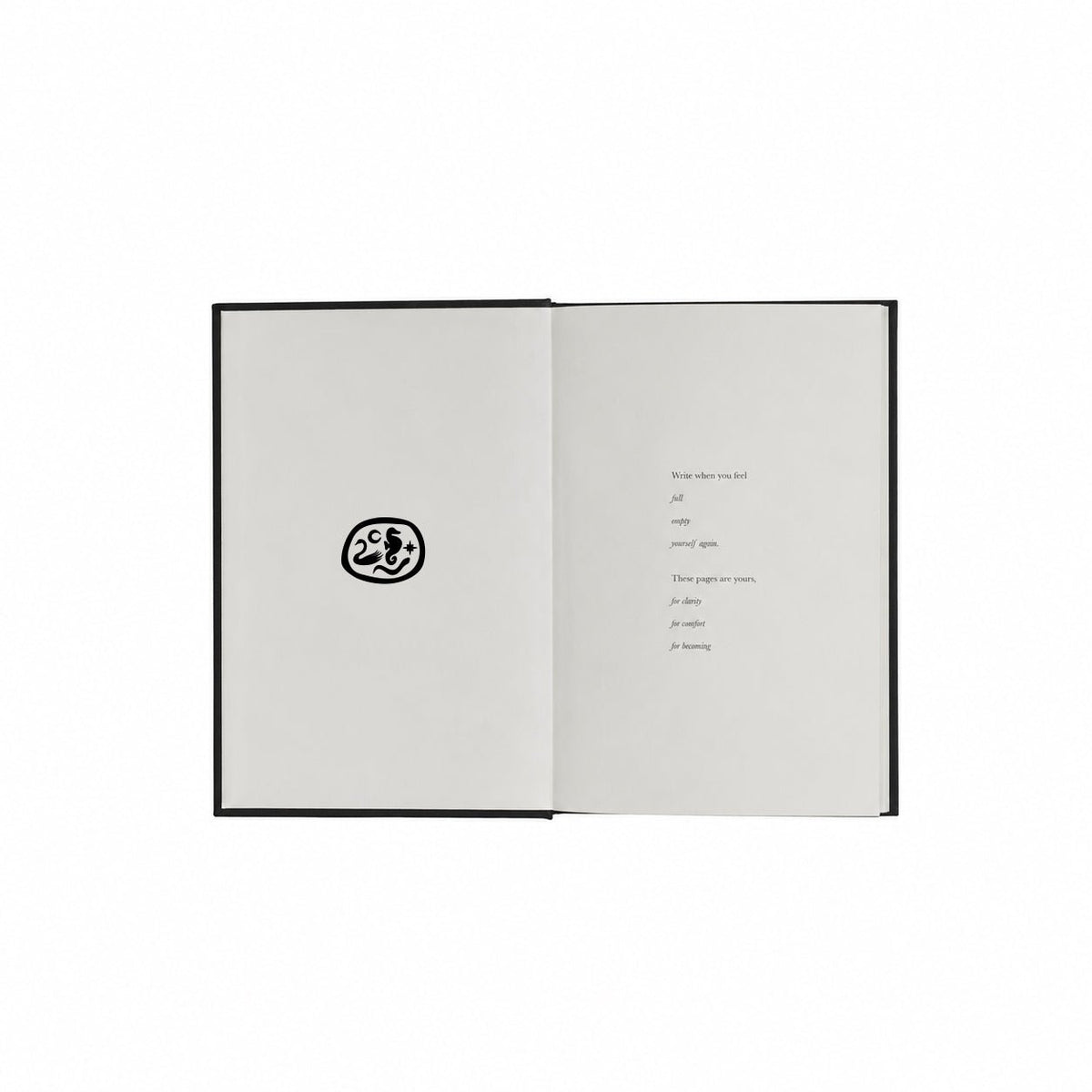 Moon Vegan Leather Journal - Four Moons Spa