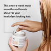 A shine boosting hair mask that moisturizes the scalp, repairs and hydrates for your healthiest-looking hair.&nbsp;