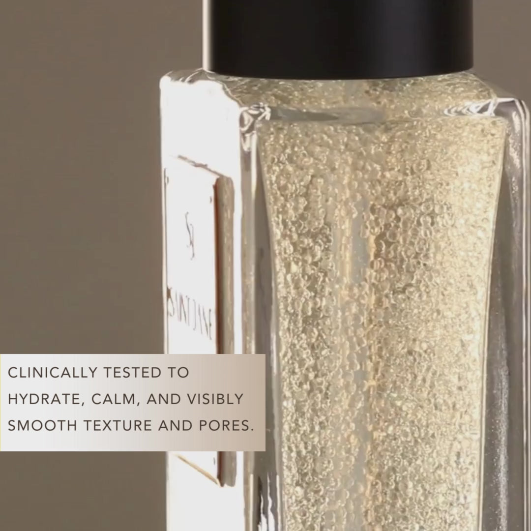 A clinically proven niacinamide serum infused with thousands of golden micro pearls that burst with fresh actives for radiant, hydrated skin.