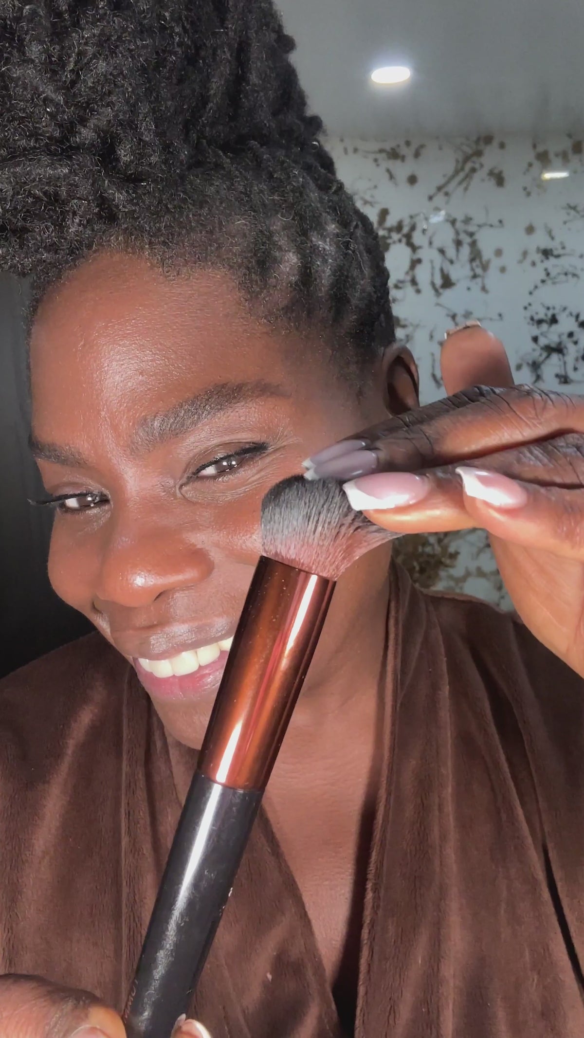 For Foundation, Blush, Bronzer &amp; Powder.