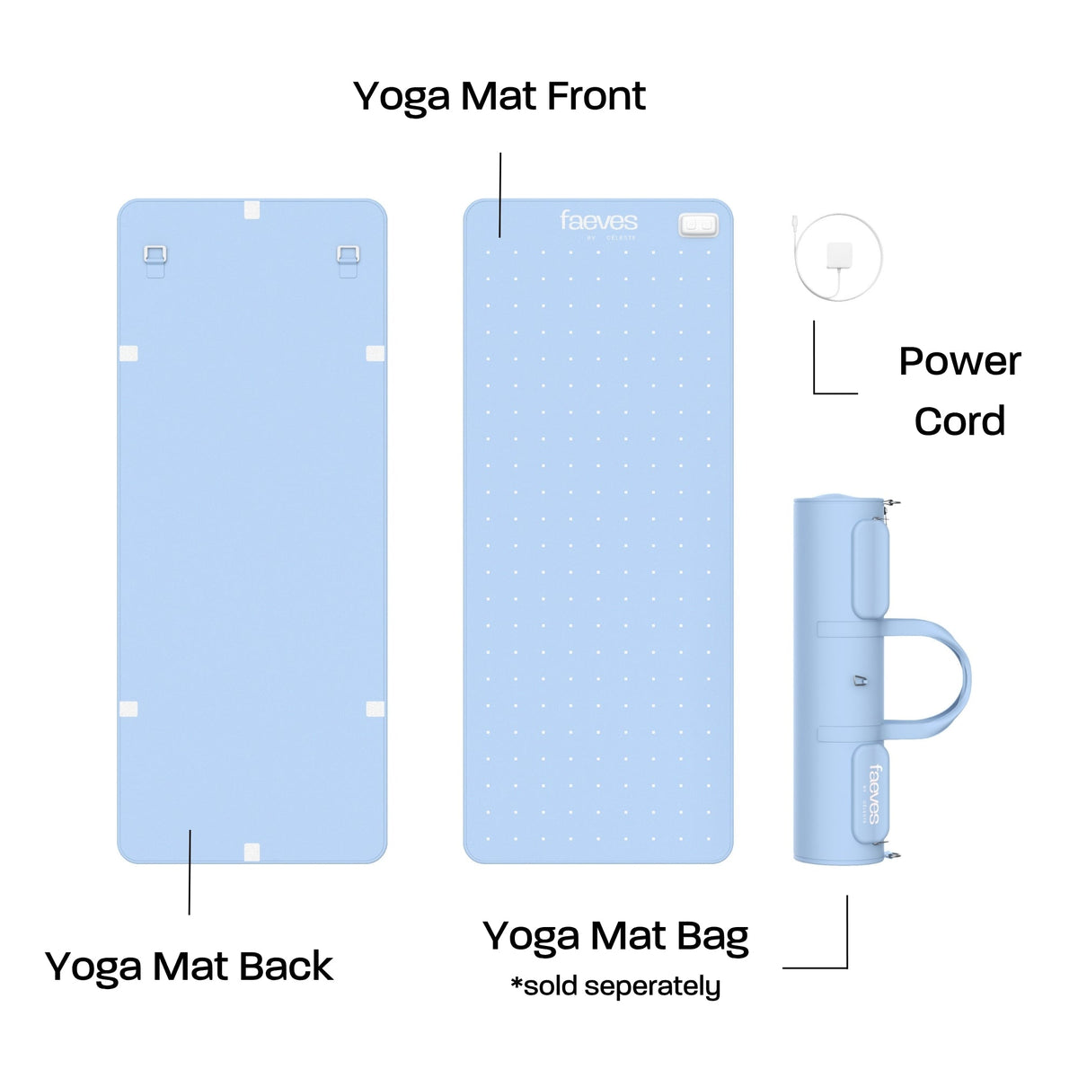 Revitalizing LED Yoga Mat - FAEVES BY CELESTE