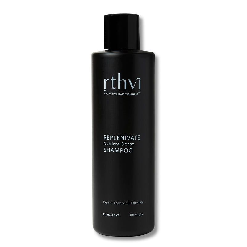 A sulfate-free shampoo containing a potent blend of Ayurvedic herbs, essential oils, caffeine, and amino acids.
