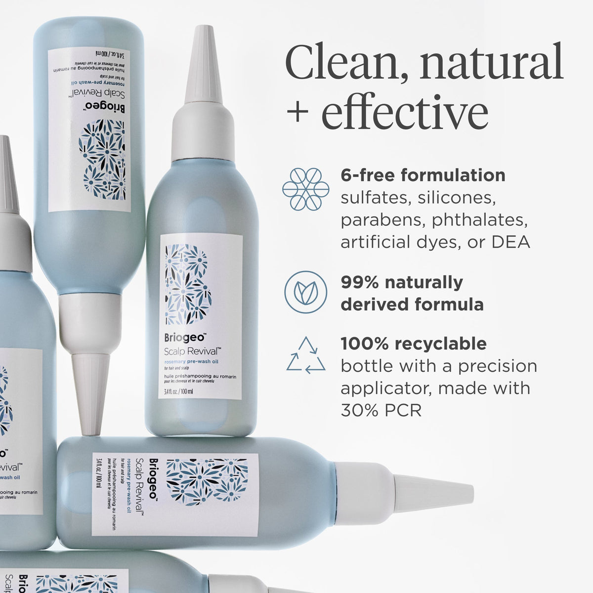 Scalp Revival™ Rosemary Pre-Wash Oil for Hair and Scalp - Briogeo