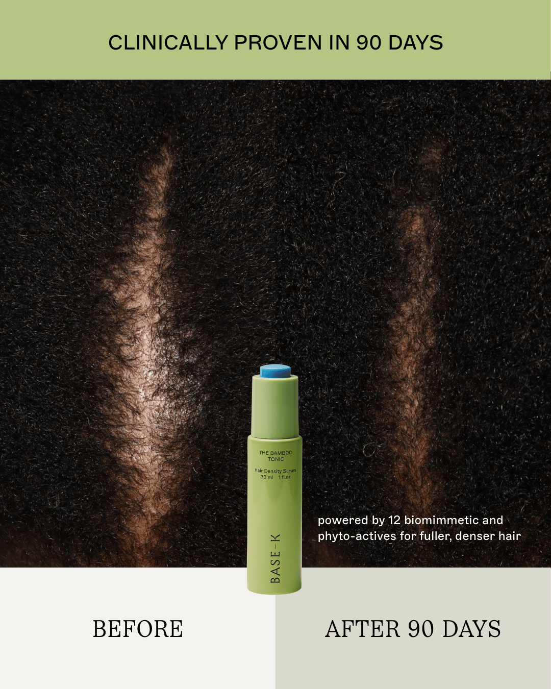 The Bamboo Tonic Hair Density Serum - Base-K