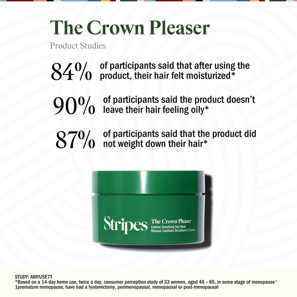The Crown Pleaser - Thickening Hair Mask - Stripes