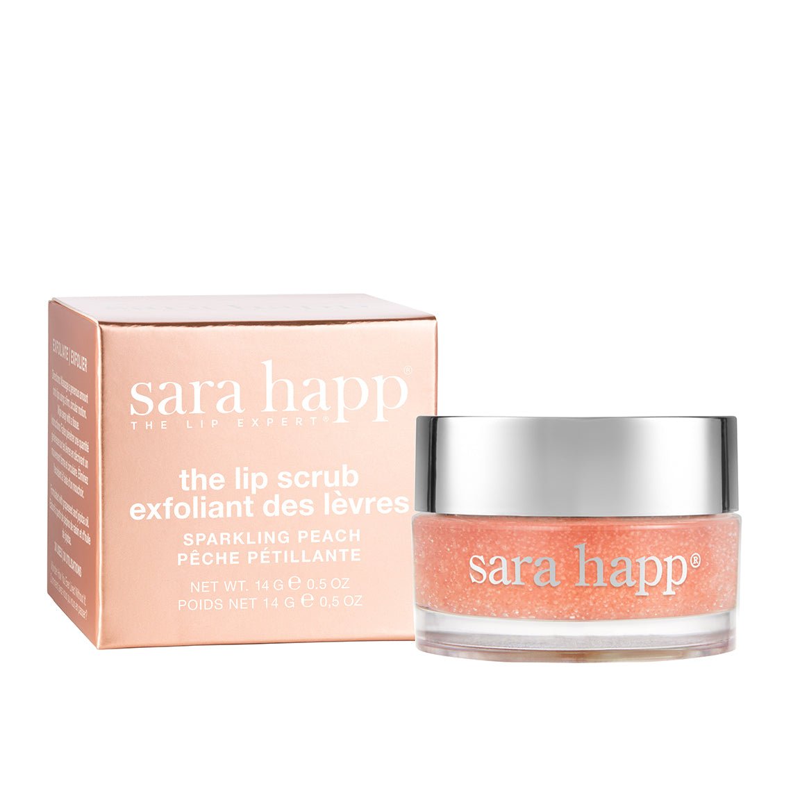 The Lip Scrub - Thirteen LuneSkincare < Lip Treatments < Lip CareSara HappSARHAP-50644-PEASparkling PeachThe Lip Scrub