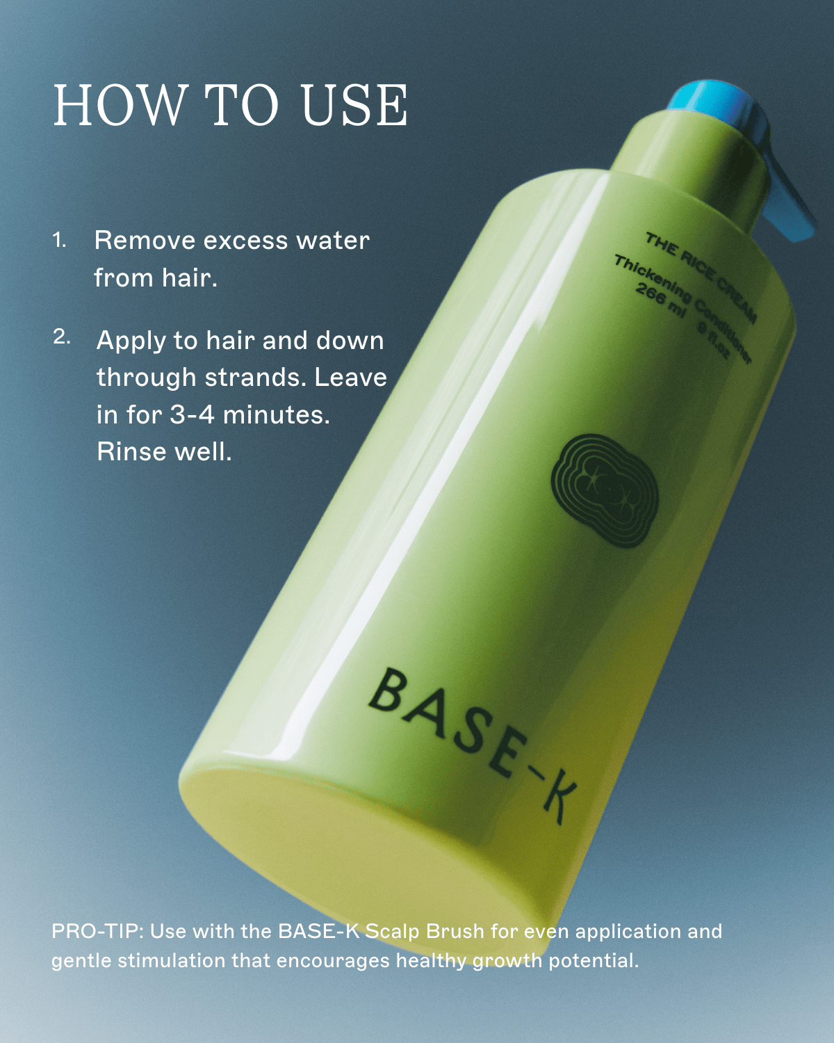 The Rice Cream Thickening Conditioner - Base-K