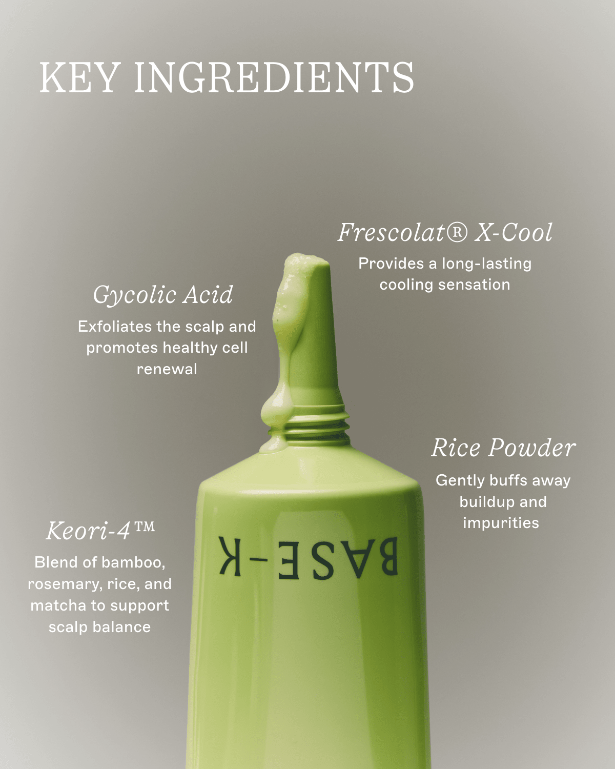 The Rice Powder Detox Micro-Exfoliating Shampoo - Base-K